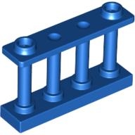 Lego plot se sloupky 1x4x1, modrá (3005523, 4133502, 4227799)